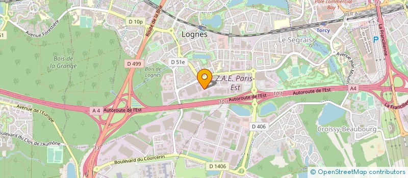 localisation de l'entreprise HYNEDALE FRANCE à LOGNES