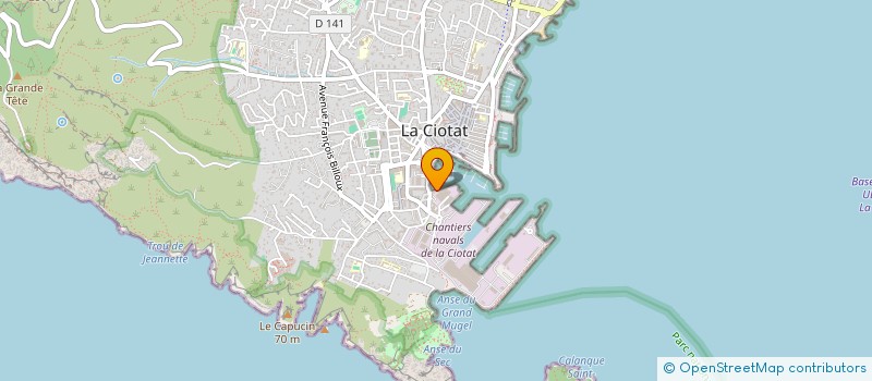 localisation de l'entreprise HYNOVA  LA CIOTAT