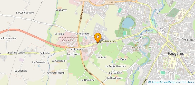 localisation de l'entreprise HYONA  LECOUSSE