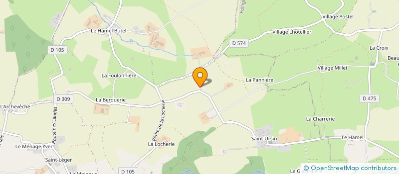 localisation de l'entreprise HYPALU  SAINT-JEAN-DES-CHAMPS