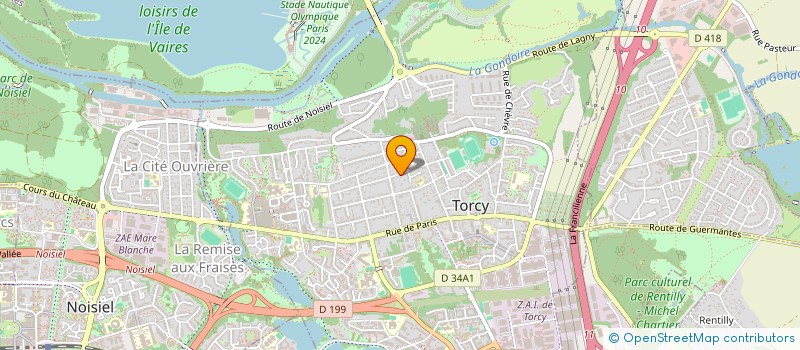 localisation de l'entreprise HYPARCOS à TORCY