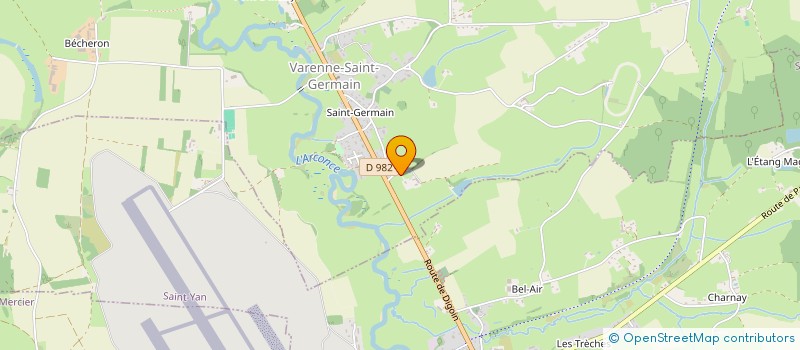 localisation de l'entreprise HYPATHIE  VARENNE-SAINT-GERMAIN