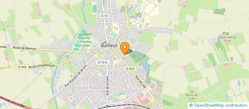 localisation de l'entreprise HYPATIA à BAILLEUL