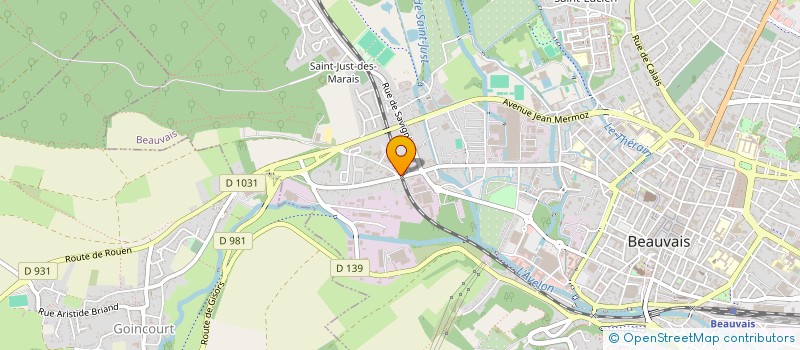 localisation de l'entreprise HYPE à BEAUVAIS