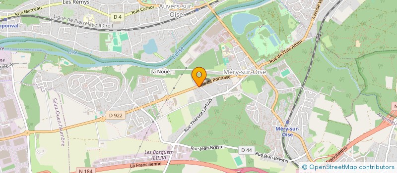 localisation de l'entreprise HYPE-CLEAN  MERY-SUR-OISE