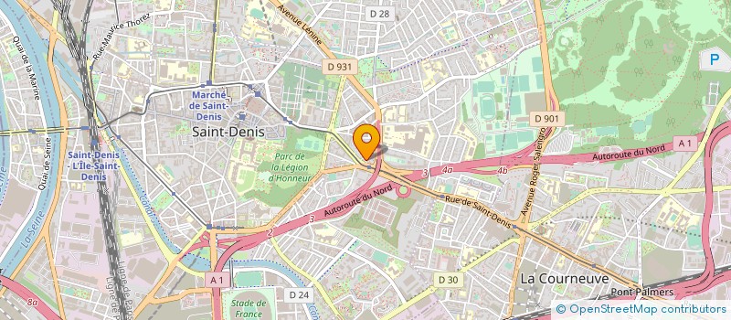 localisation de l'entreprise HYPE DA HOUSE ASSOCIATION  SAINT-DENIS