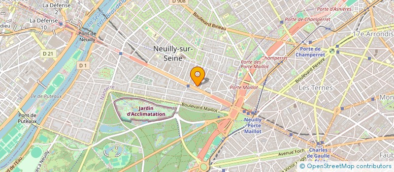 localisation de l'entreprise HYPE OPTIQUE à NEUILLY-SUR-SEINE
