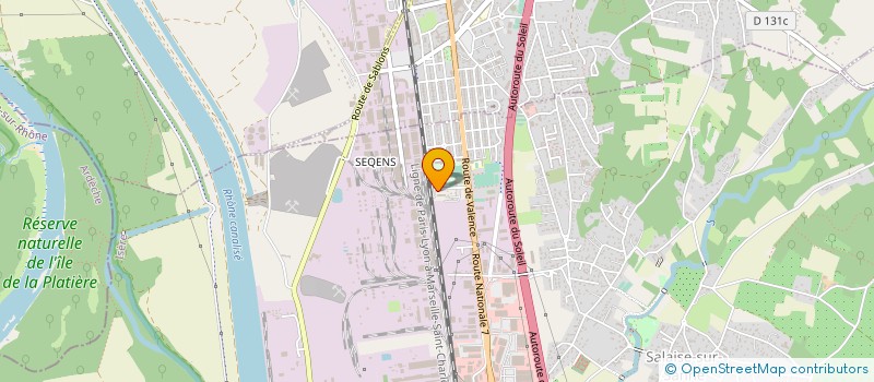 localisation de l'entreprise HYPER ANIMATION  SALAISE-SUR-SANNE