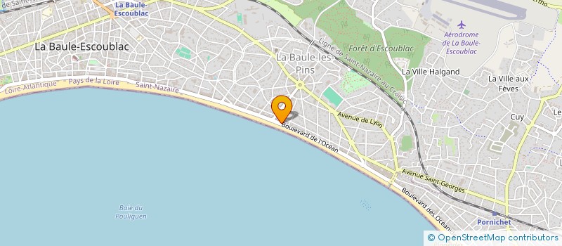 localisation de l'entreprise HYPER AUTO à LA BAULE-ESCOUBLAC