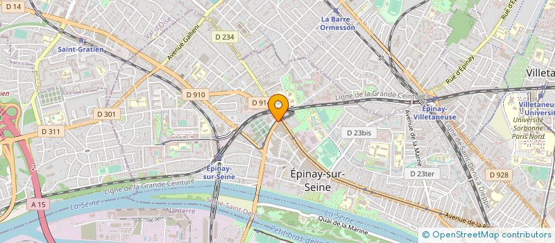localisation de l'entreprise HYPER-DISCOUNT à EPINAY-SUR-SEINE