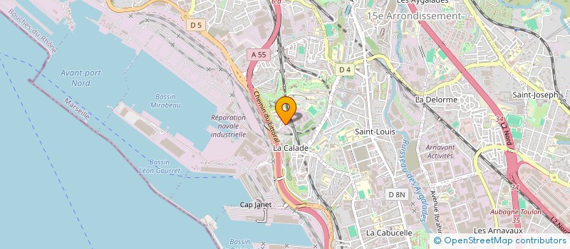 localisation de l'entreprise HYPER FOCAL INVEST à MARSEILLE