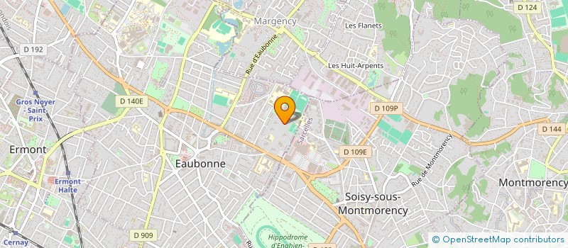 localisation de l'entreprise HYPER HAPPY TRAVEL à EAUBONNE