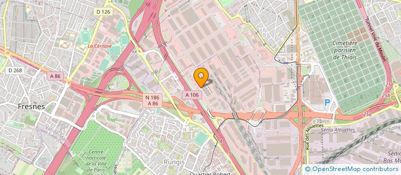 localisation de l'entreprise HYPER MAREE DISTRIBUTION  RUNGIS