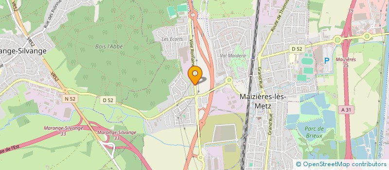localisation de l'entreprise HYPER MODE à MAIZIERES-LES-METZ