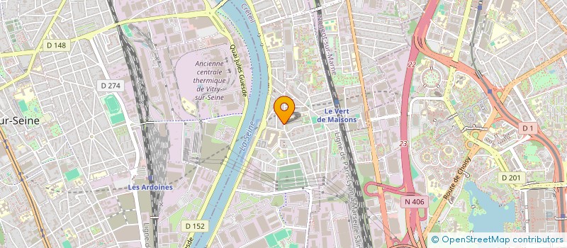 localisation de l'entreprise HYPER PIZZA à ALFORTVILLE