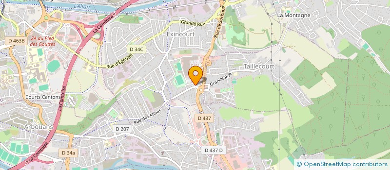 localisation de l'entreprise HYPER PROMO à EXINCOURT