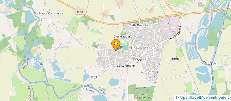 localisation de l'entreprise HYPER SERVICES NETTOYAGE  CHAVAGNE