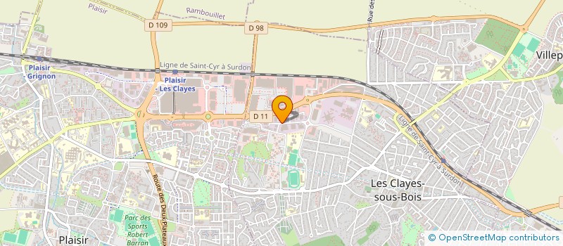 localisation de l'entreprise HYPER TECHNOLOGIES à LES CLAYES-SOUS-BOIS