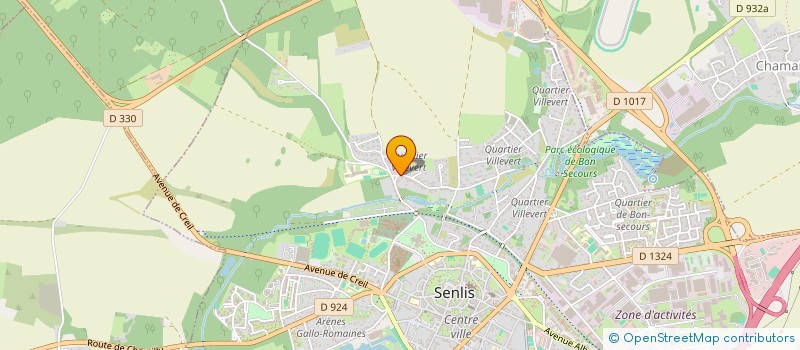 localisation de l'entreprise HYPER VIENNOISERIE  SENLIS