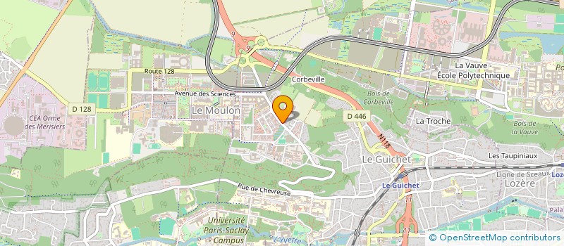 localisation de l'entreprise HYPERACTIF INTERNATIONAL  ORSAY