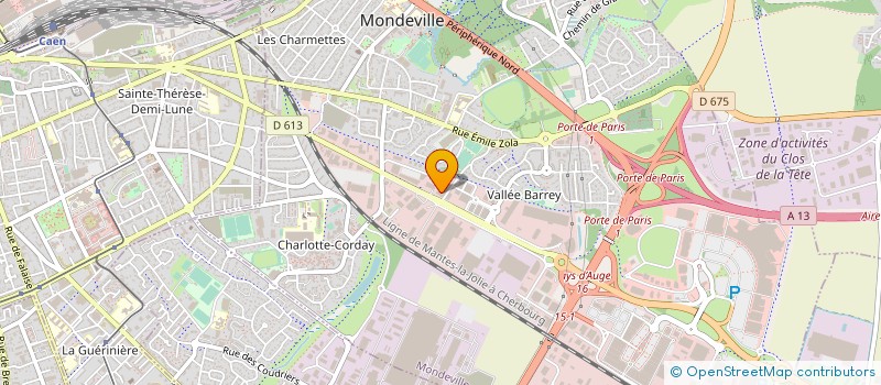 localisation de l'entreprise HYPERADOUR à MONDEVILLE