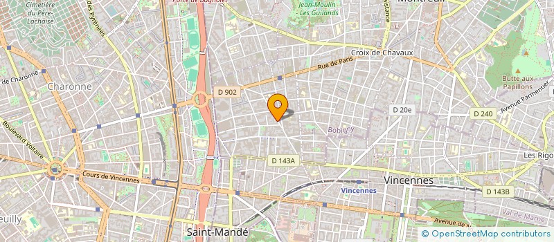 localisation de l'entreprise HYPERBOLD REALISATION à MONTREUIL