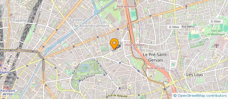 localisation de l'entreprise HYPERCACHER MANIN  PARIS