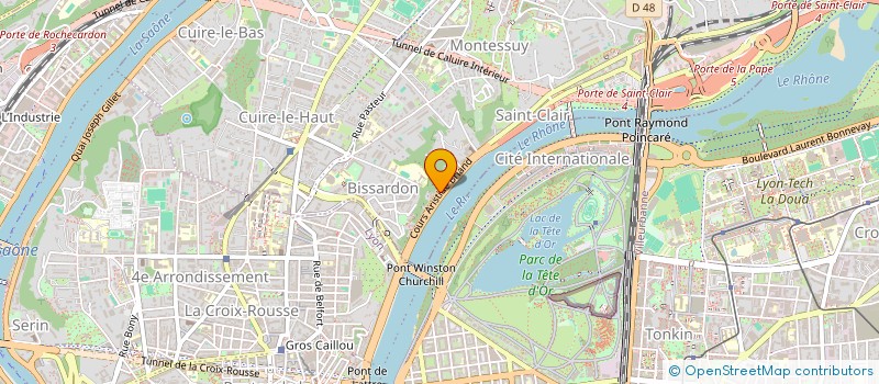 localisation de l'entreprise HYPERCHROME à CALUIRE-ET-CUIRE