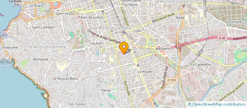 localisation de l'entreprise HYPERCODE à MARSEILLE
