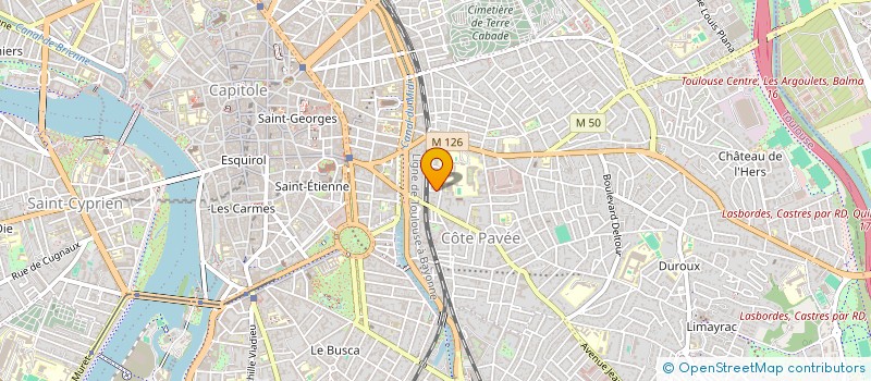 localisation de l'entreprise HYPERCORE  TOULOUSE