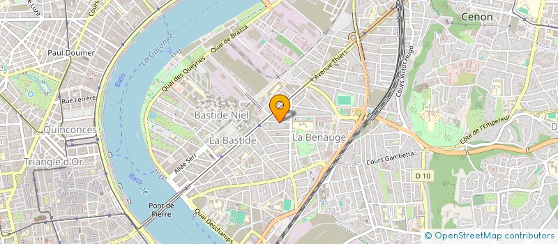 localisation de l'entreprise HYPERIA PRODUCTIONS  BORDEAUX