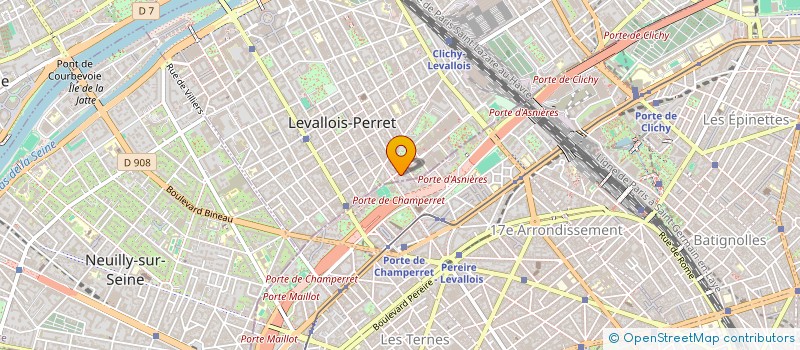 localisation de l'entreprise HYPERIADE à LEVALLOIS-PERRET