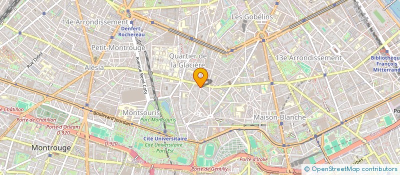 localisation de l'entreprise HYPERION à PARIS