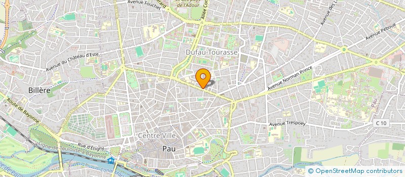localisation de l'entreprise HYPERION à PAU