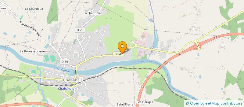 localisation de l'entreprise HYPERION  CHABANAIS