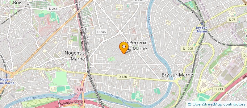 localisation de l'entreprise HYPERION à LE PERREUX-SUR-MARNE