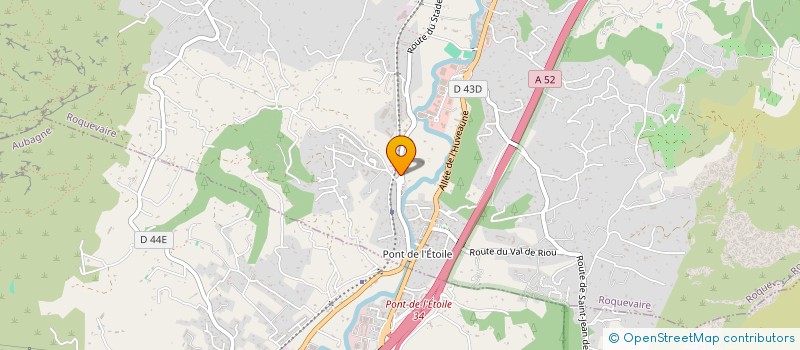 localisation de l'entreprise HYPERION  ROQUEVAIRE