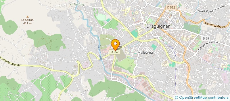 localisation de l'entreprise HYPERION  DRAGUIGNAN