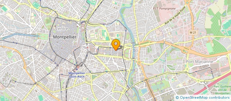 localisation de l'entreprise HYPERION HOLDING à MONTPELLIER
