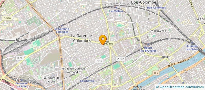 localisation de l'entreprise HYPERION IT  LA GARENNE-COLOMBES