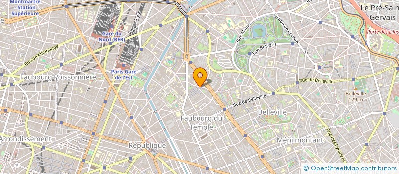 localisation de l'entreprise HYPERION PRODUCTIONS à PARIS