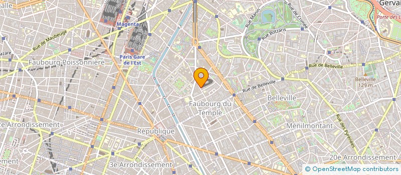 localisation de l'entreprise HYPERMASTER à PARIS