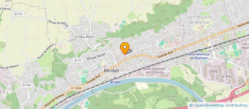 localisation de l'entreprise HYPERNOVA  MIRIBEL