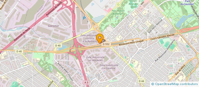 localisation de l'entreprise HYPEROUTILLAGE à AULNAY-SOUS-BOIS