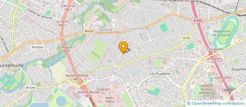 localisation de l'entreprise HYPERSENS  TOULOUSE