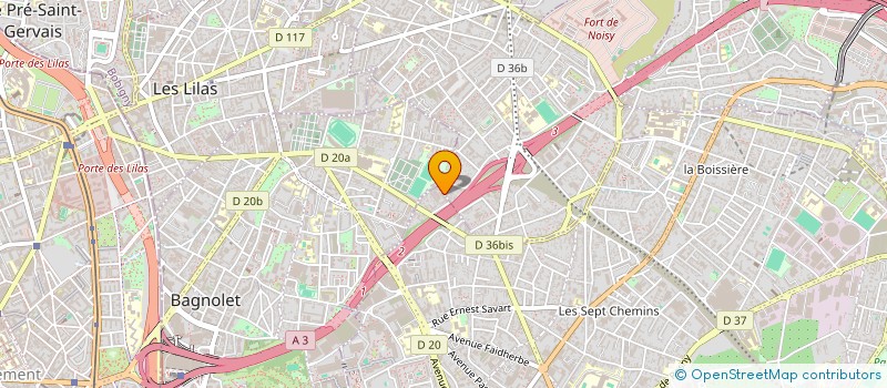 localisation de l'entreprise HYPERSERV à MONTREUIL