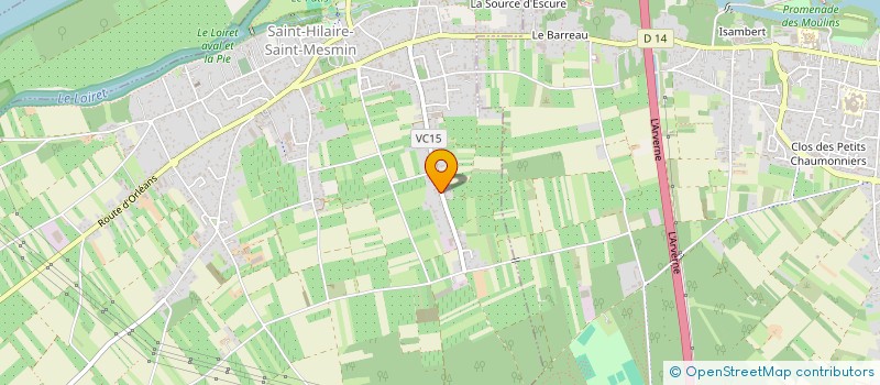 localisation de l'entreprise HYPERTENSION PRODUCTION à SAINT-HILAIRE-SAINT-MESMIN
