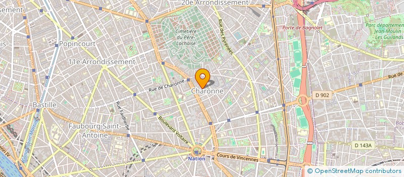 localisation de l'entreprise HYPERTEXT  PARIS