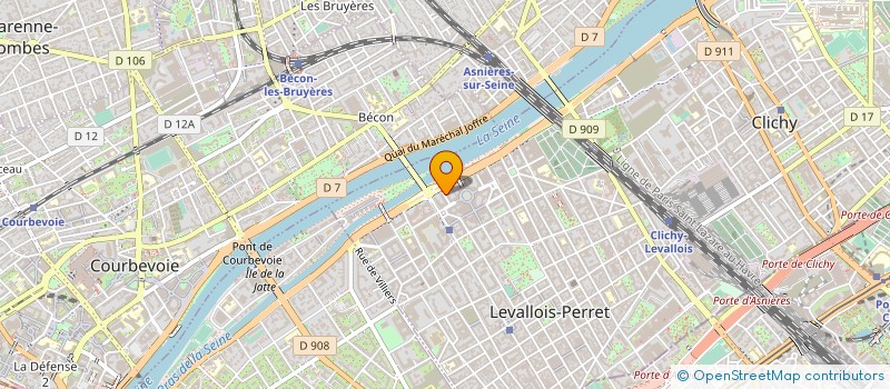 localisation de l'entreprise HYPERTIDE à LEVALLOIS-PERRET