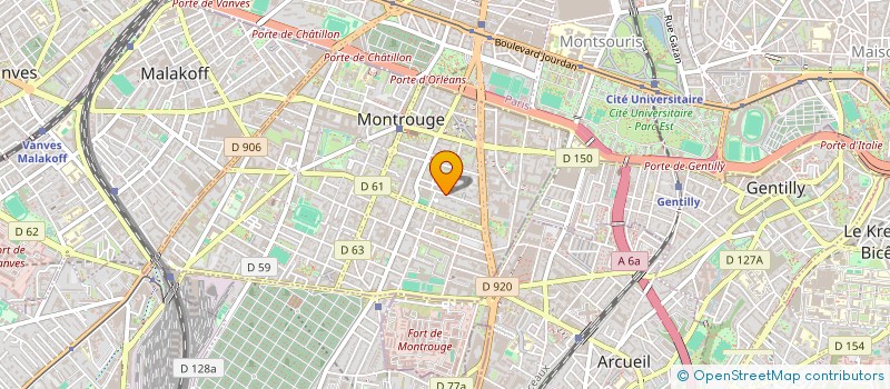 localisation de l'entreprise HYPERVOLUMES à MONTROUGE